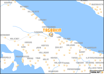 map of Tagbakin