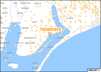 map of Tagbakofe