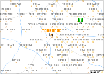 map of Tagbanga