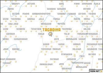 map of Tagboima