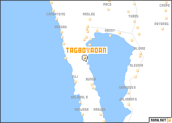 map of Tagboyaoan