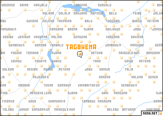 map of Tagbwema