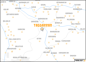 map of Tagdarrān