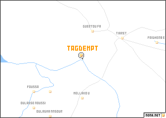 map of Tagdempt