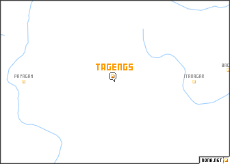 map of Tagengs