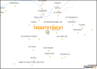 map of Tagertetoucht
