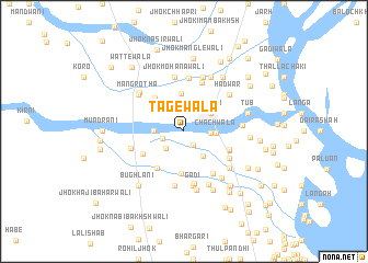 map of Tagewāla