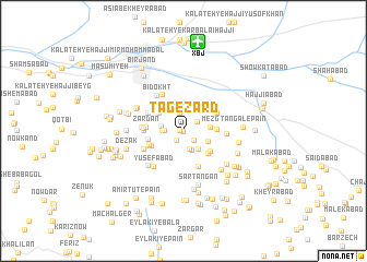 map of Tag-e Zard