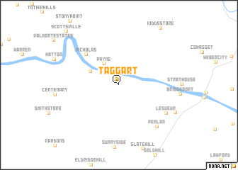 map of Taggart