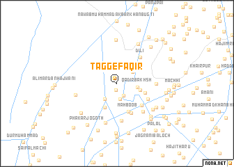 map of Tagge Faqīr