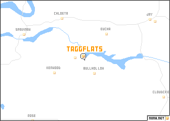 map of Tagg Flats