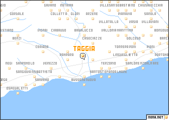 map of Taggia