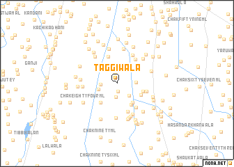 map of Taggīwāla