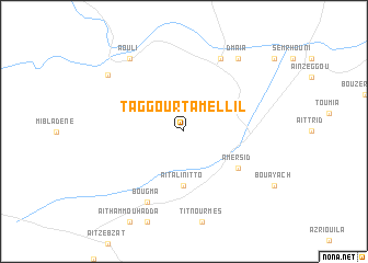 map of Taggourt Amellil