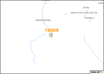 map of Taghia