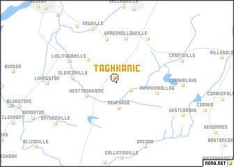 map of Taghkanic