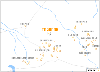 map of Tāghmah