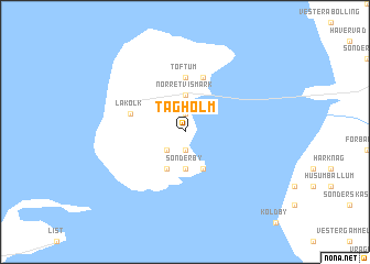 map of Tagholm