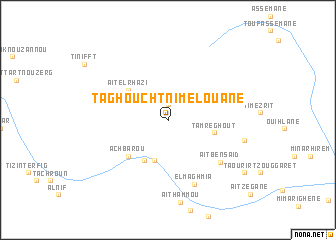 map of Taghoucht nʼImelouane