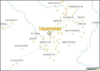 map of Taghrinnah