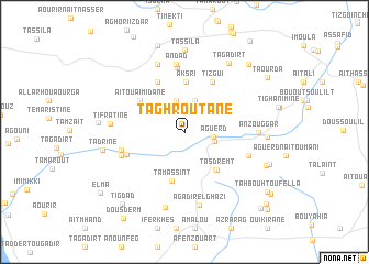 map of Taghroutane