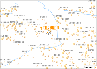 map of Taghūna
