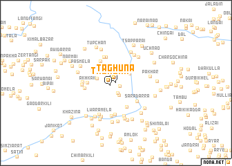 map of Taghūna