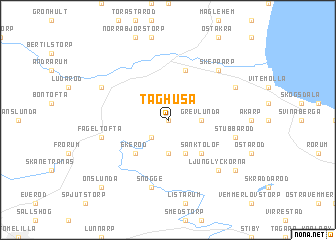 map of Tåghusa