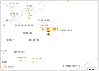 map of Taghzout