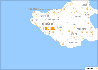 map of Tagibo