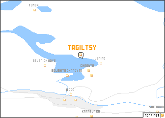 map of Tagil\
