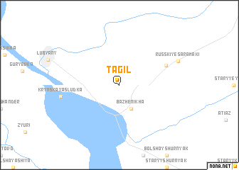 map of Tagil