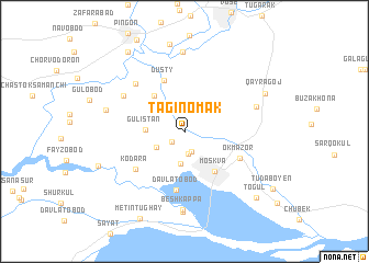 map of Taginomak