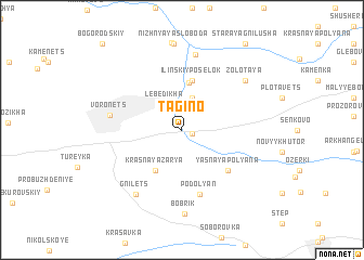 map of Tagino