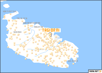 map of Taʼ Giorni