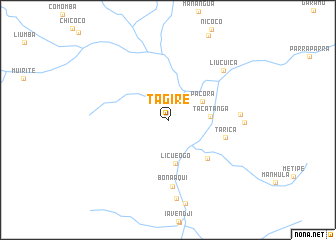 map of Tagire