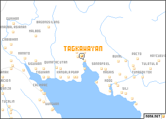 map of Tagkawayan