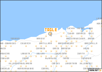 map of Tagle