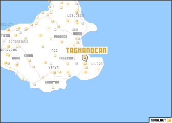 map of Tagmanocan