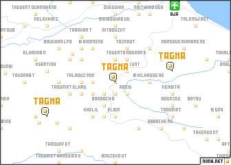 map of Tagma