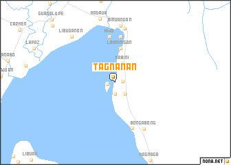 map of Tagnanan