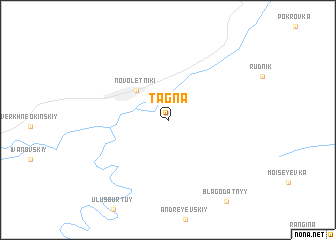 map of Tagna