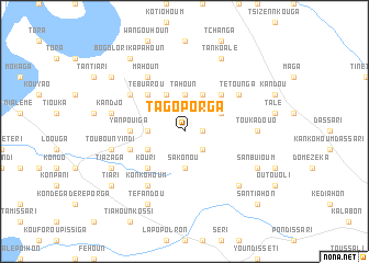 map of Tagoporga