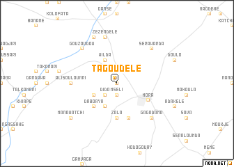 map of Tagoudélé