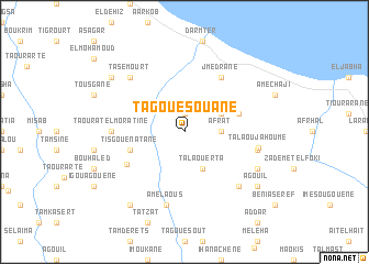 map of Tagouesouane