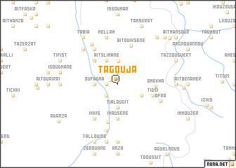 map of Tagouja