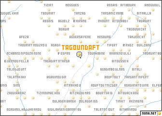 map of Tagoundaft