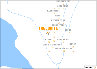 map of Tagounite