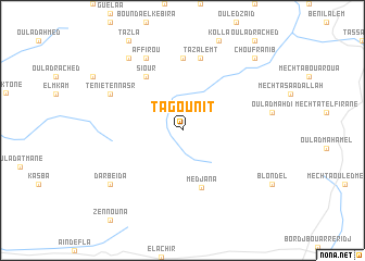 map of Tagounit