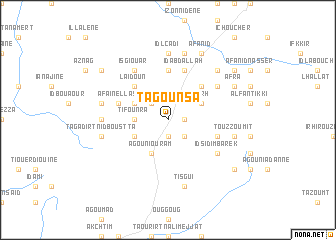 map of Tagounsa